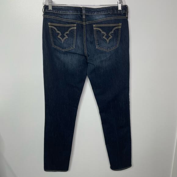 Buffalo David Bitton Jeans Fellow Skinny Stretch Mid Rise Denim Dark Wash 31 - Picture 7 of 13